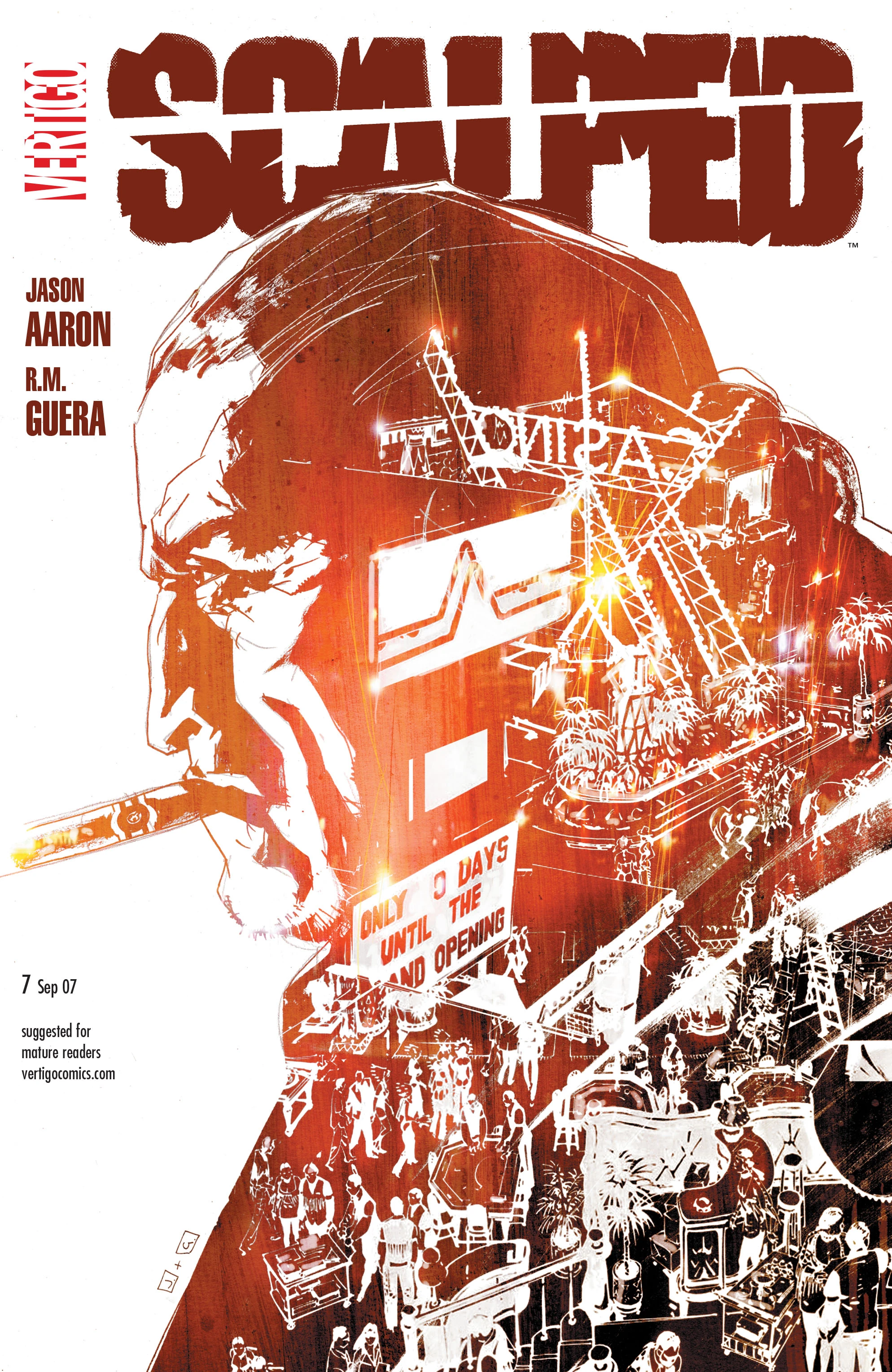 Scalped #7 (DC, 2007 — Cover A) cover